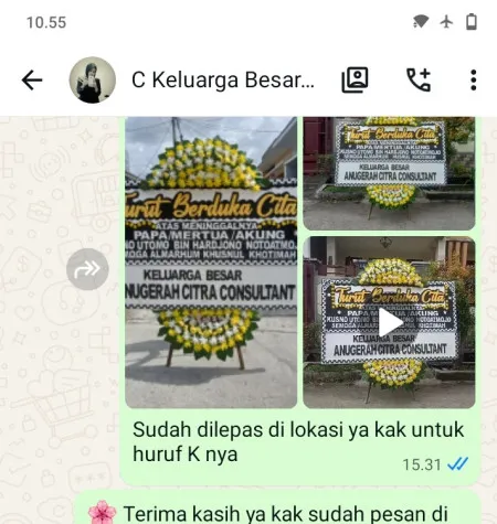 Pengiriman Papan Bunga Duka Pucakwangi